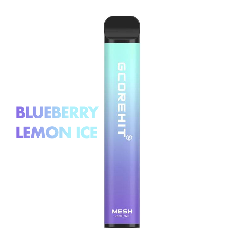 GCORE HIT 3000 puff disposable vape flavour Blueberry Lemon Ice