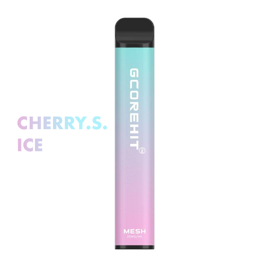 GCORE HIT 3000 puff disposable vape flavour Cherry.S.Ice