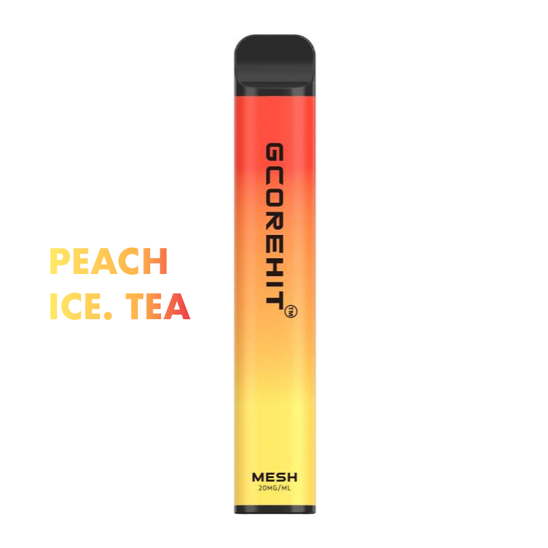 GCORE HIT 3000 puff disposable vape flavour Peach Ice. Tea