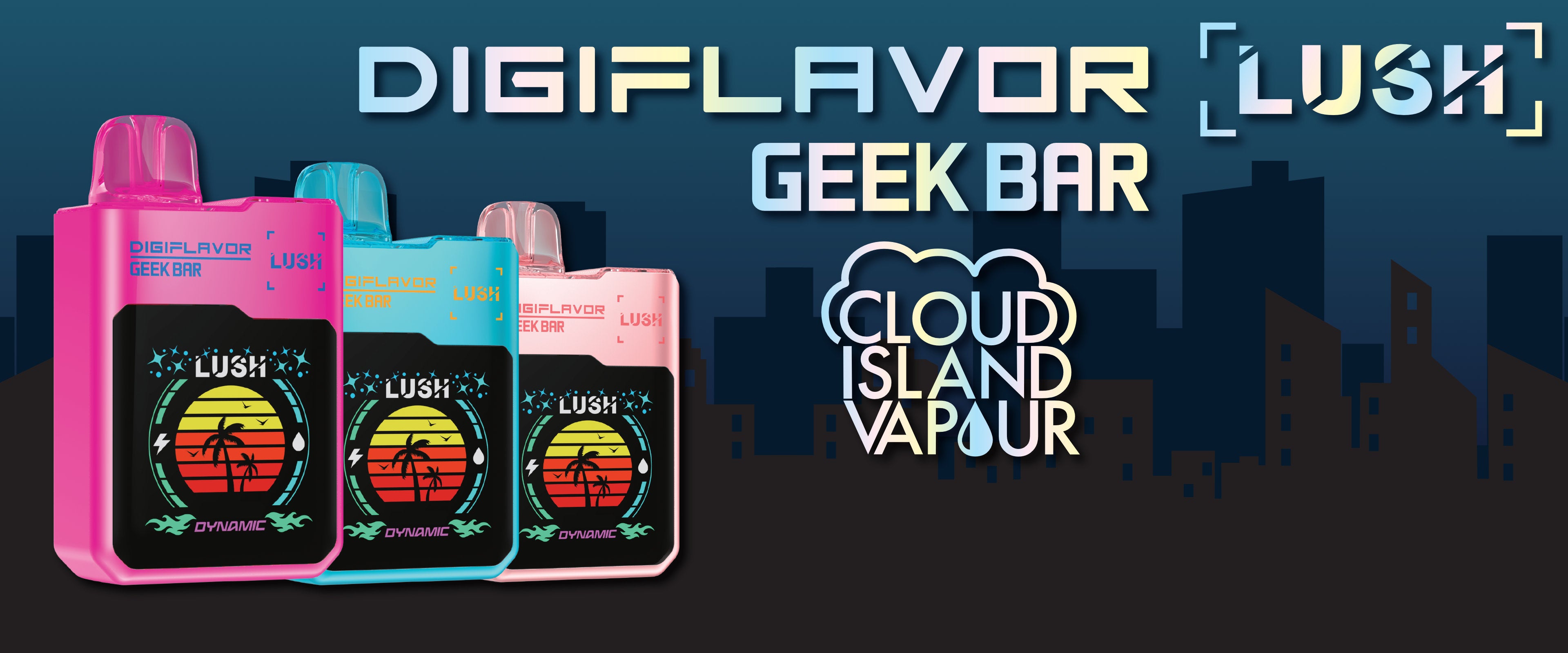 GEEK BAR DIGIFLAVOR LUSH Disposable Vape Banner