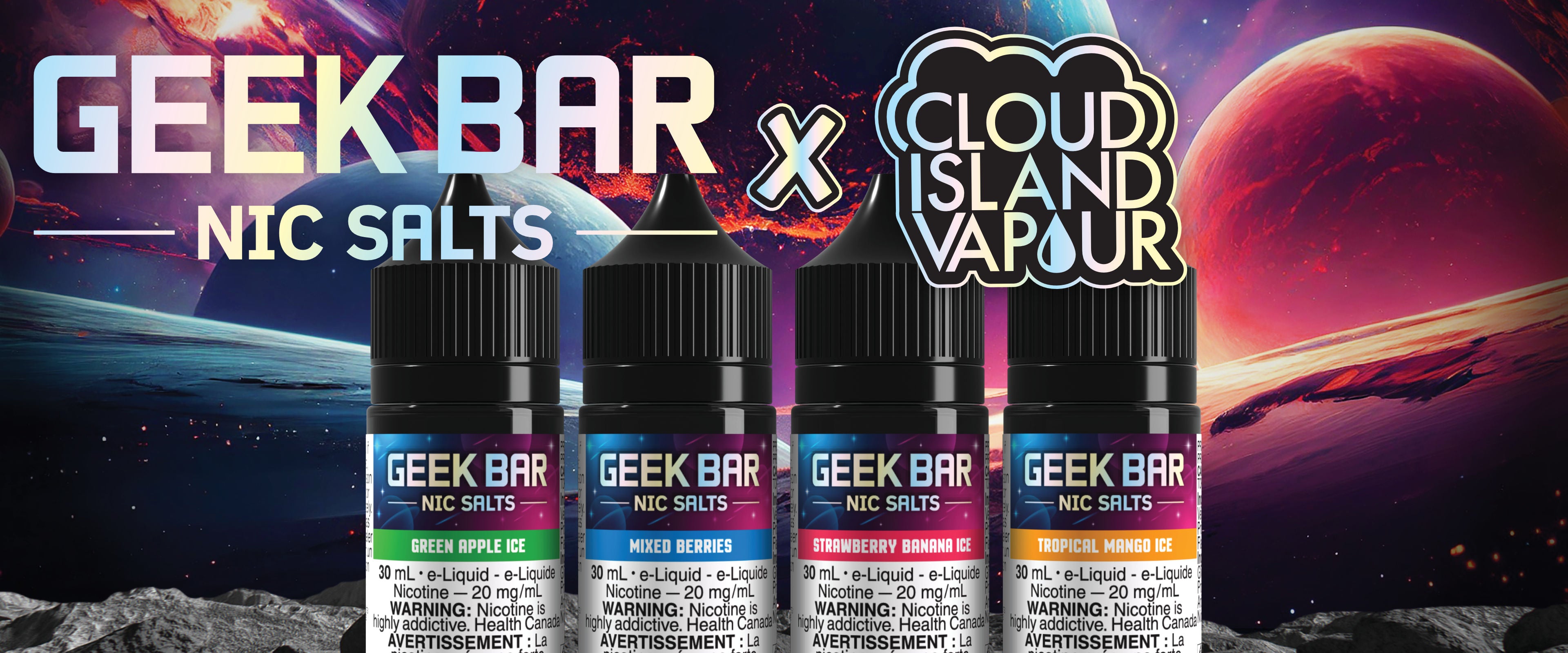 GEEK BAR Nic Salts Banner V2