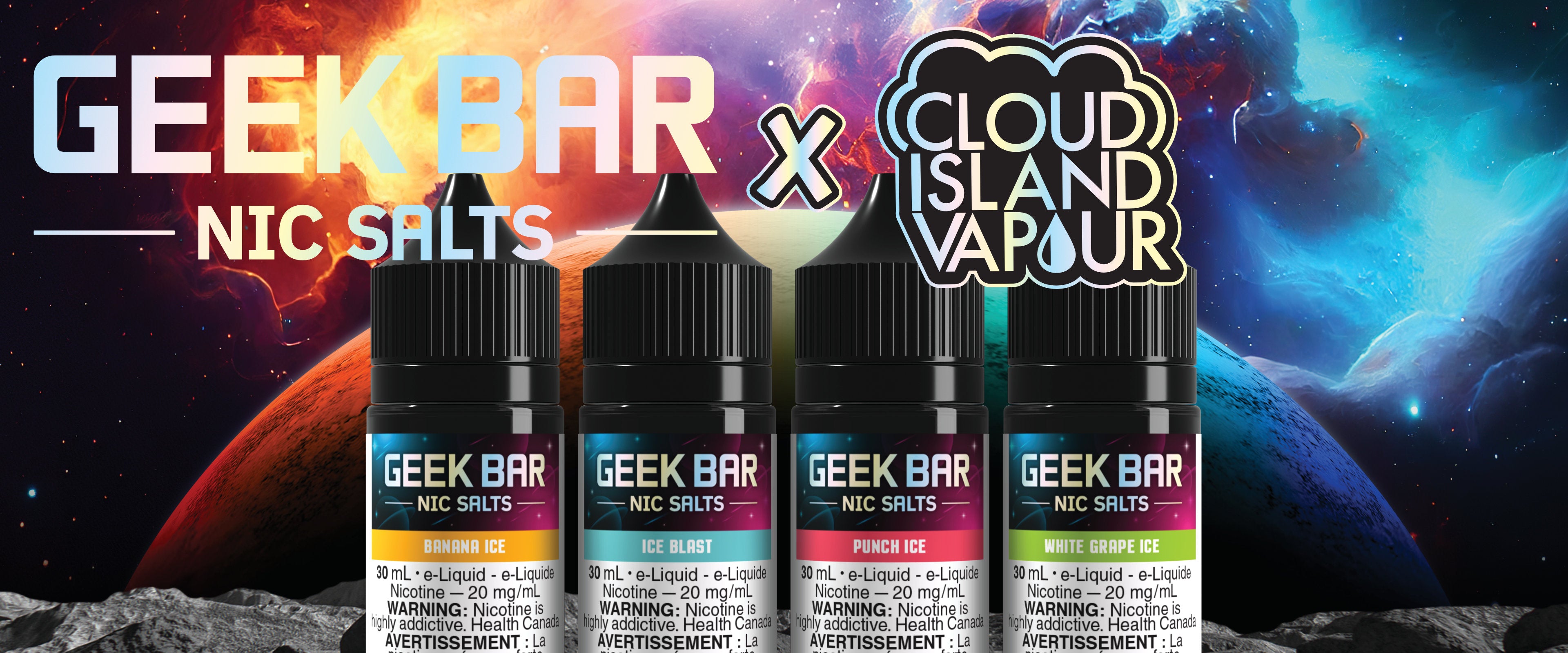 GEEK BAR Nic Salts Banner