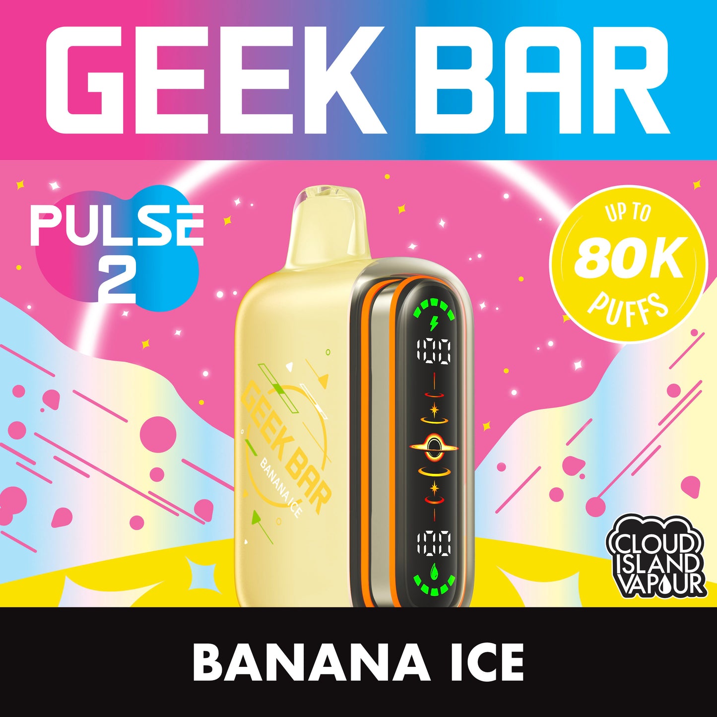 GEEK BAR PULSE 2 80K Banana Ice