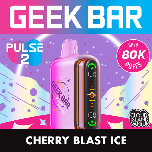 GEEK BAR PULSE 2 80K Cherry Blast Ice