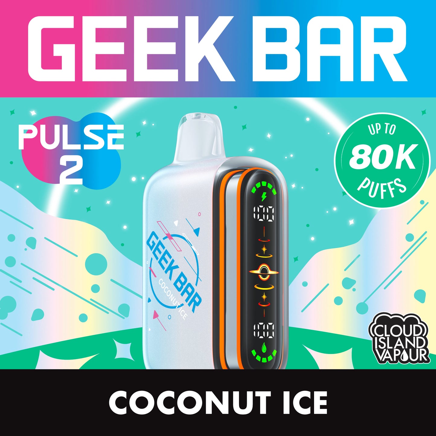 GEEK BAR PULSE 2 80K Coconut Ice