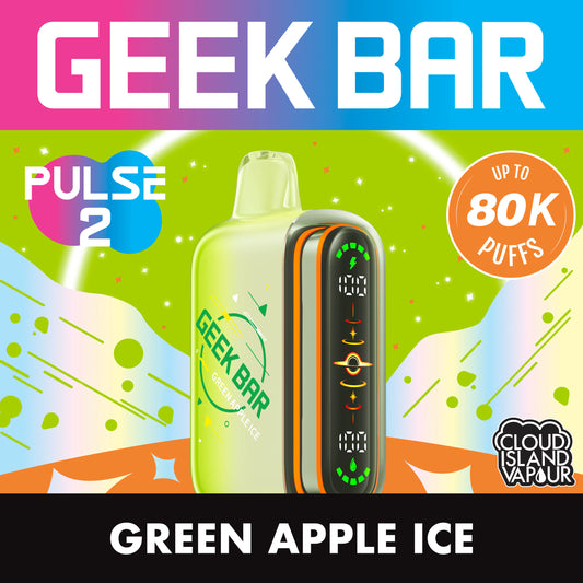 GEEK BAR PULSE 2 80K Green Apple Ice