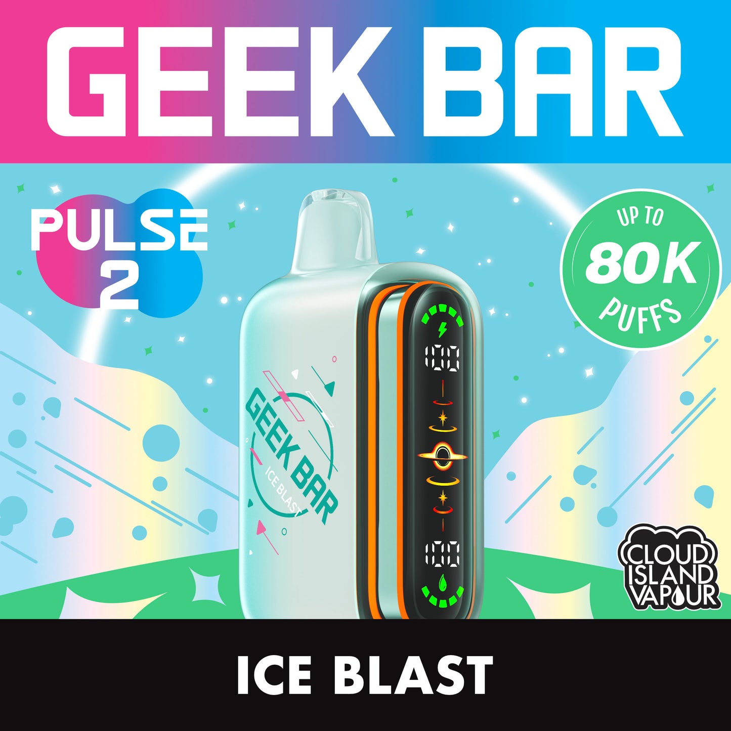 GEEK BAR PULSE 2 80K Ice Blast