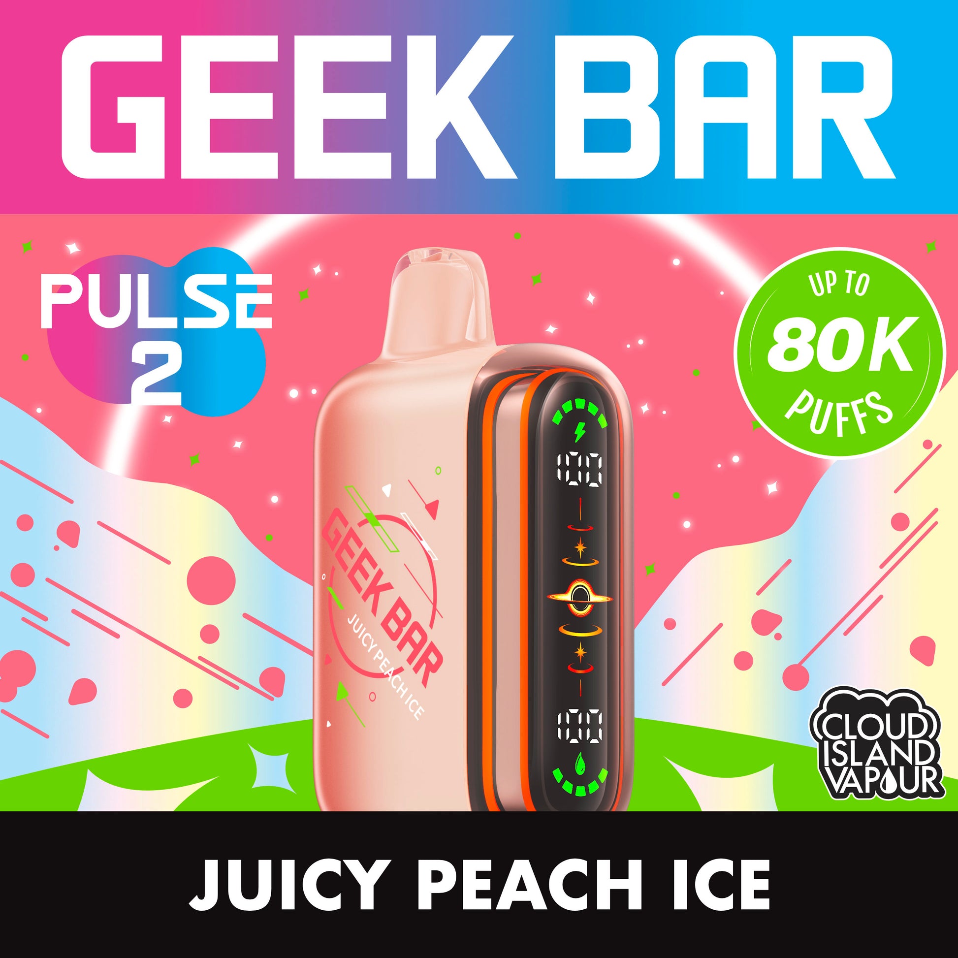 GEEK BAR PULSE 2 80K Juicy Peach Ice