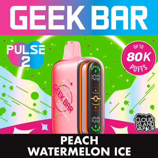 GEEK BAR PULSE 2 80K Peach Watermelon Ice