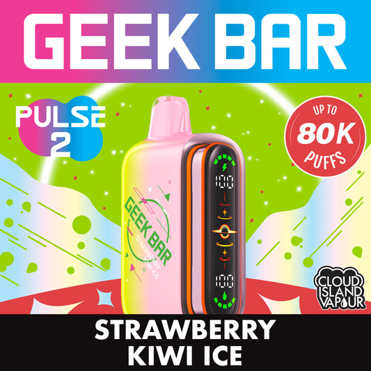 GEEK BAR PULSE 2 80K Strawberry Kiwi Ice