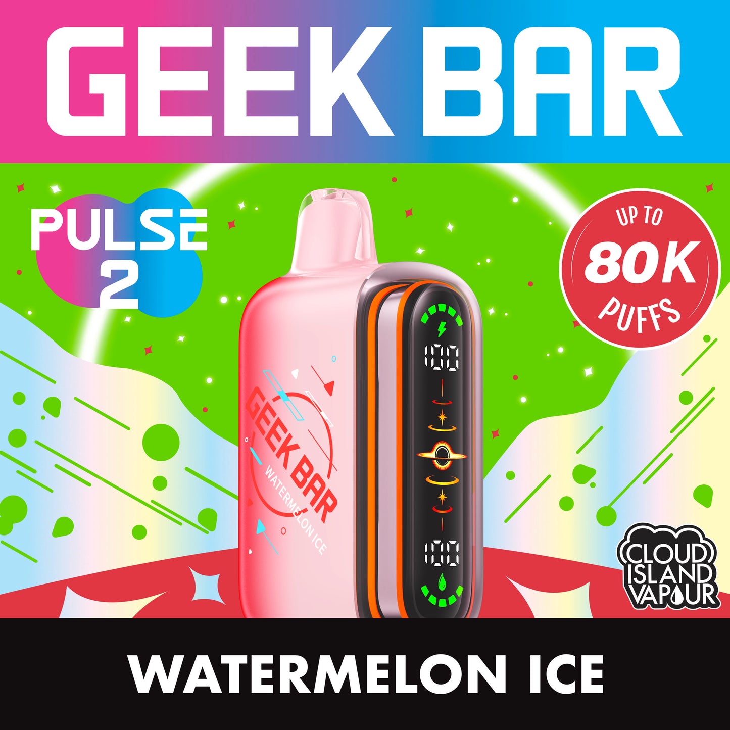 GEEK BAR PULSE 2 80K Watermelon Ice