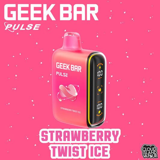 GEEK BAR PULSE Disposable Vape Strawberry Twist Ice