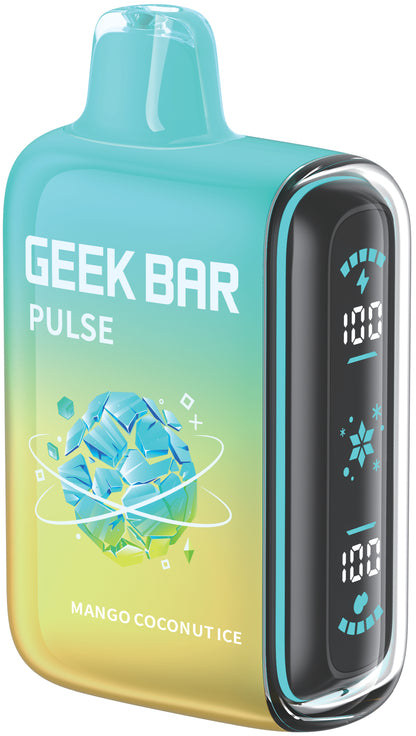 GEEK BAR PULSE 9000 Disposable Vape - Mango Coconut Ice Cloud Island Vapour GEEK BAR PULSE 9000 Disposable Vape - Mango Coconut Ice Cloud Island Vapour