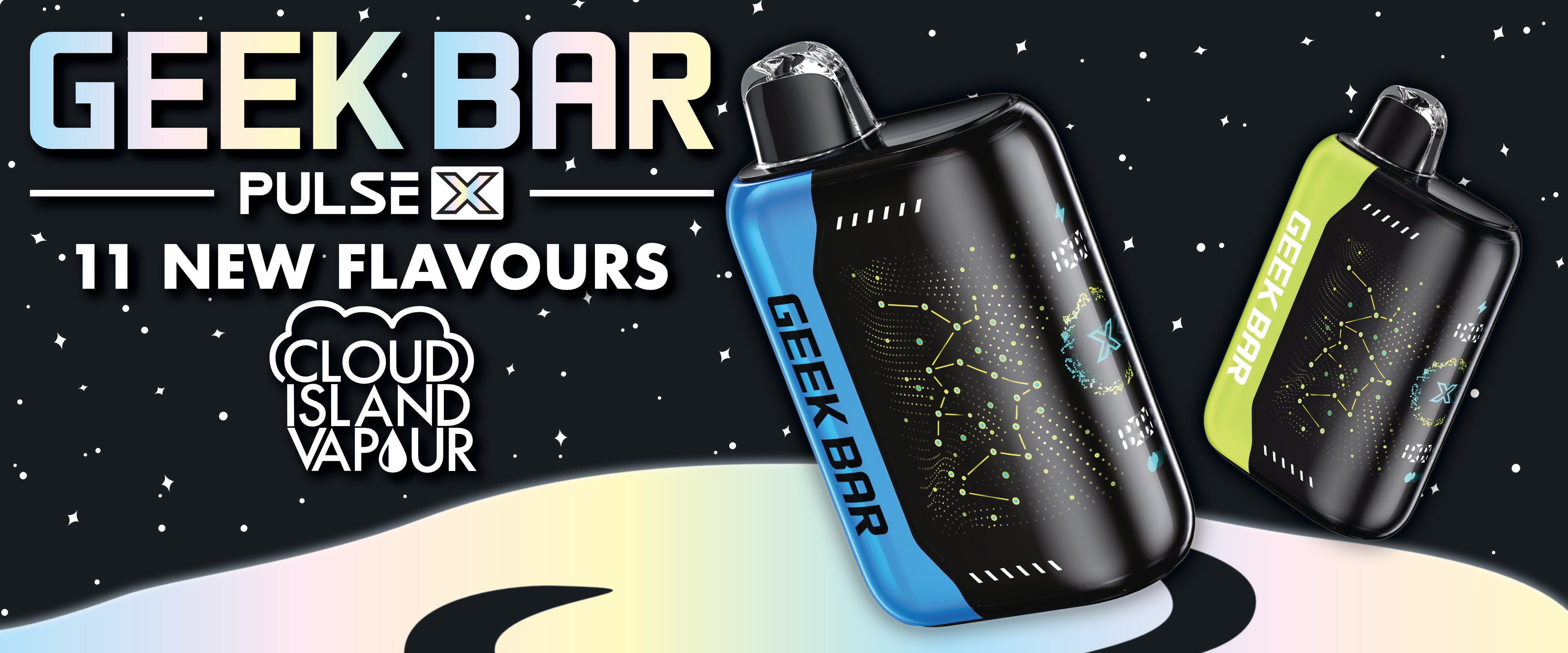 GEEK BAR PULSE X 11 New Flavours Banner