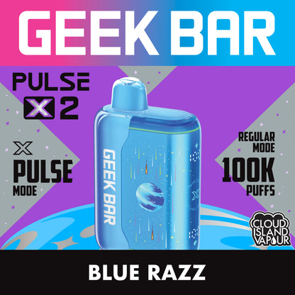 GEEK BAR PULSE X 2 Blue Razz