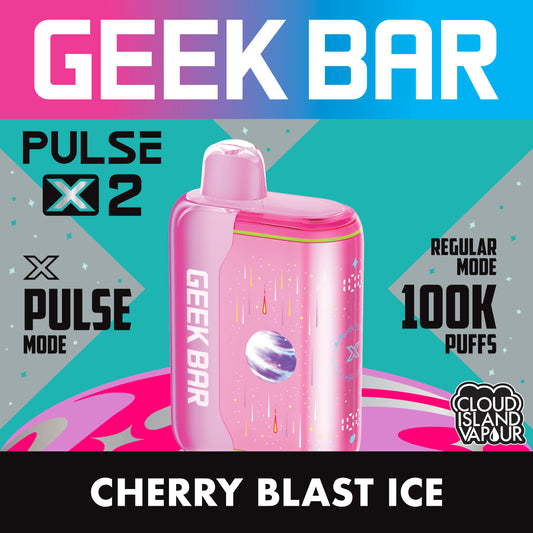 GEEK BAR PULSE X 2 Cherry Blast Ice