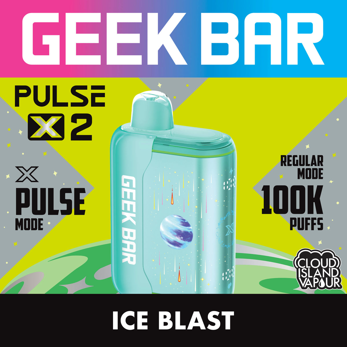 GEEK BAR PULSE X 2 Ice Blast