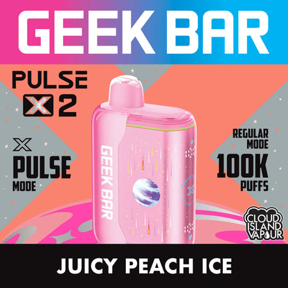 GEEK BAR PULSE X 2 Juicy Peach Ice
