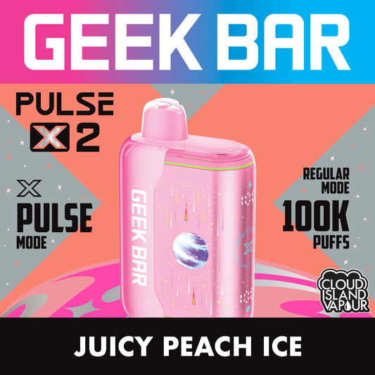 GEEK BAR PULSE X 2 Juicy Peach Ice