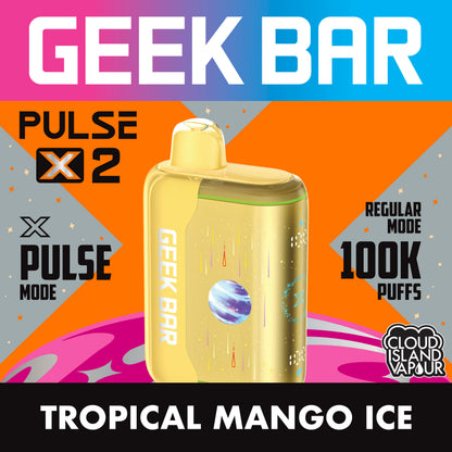 GEEK BAR PULSE X 2 Tropical Mango Ice