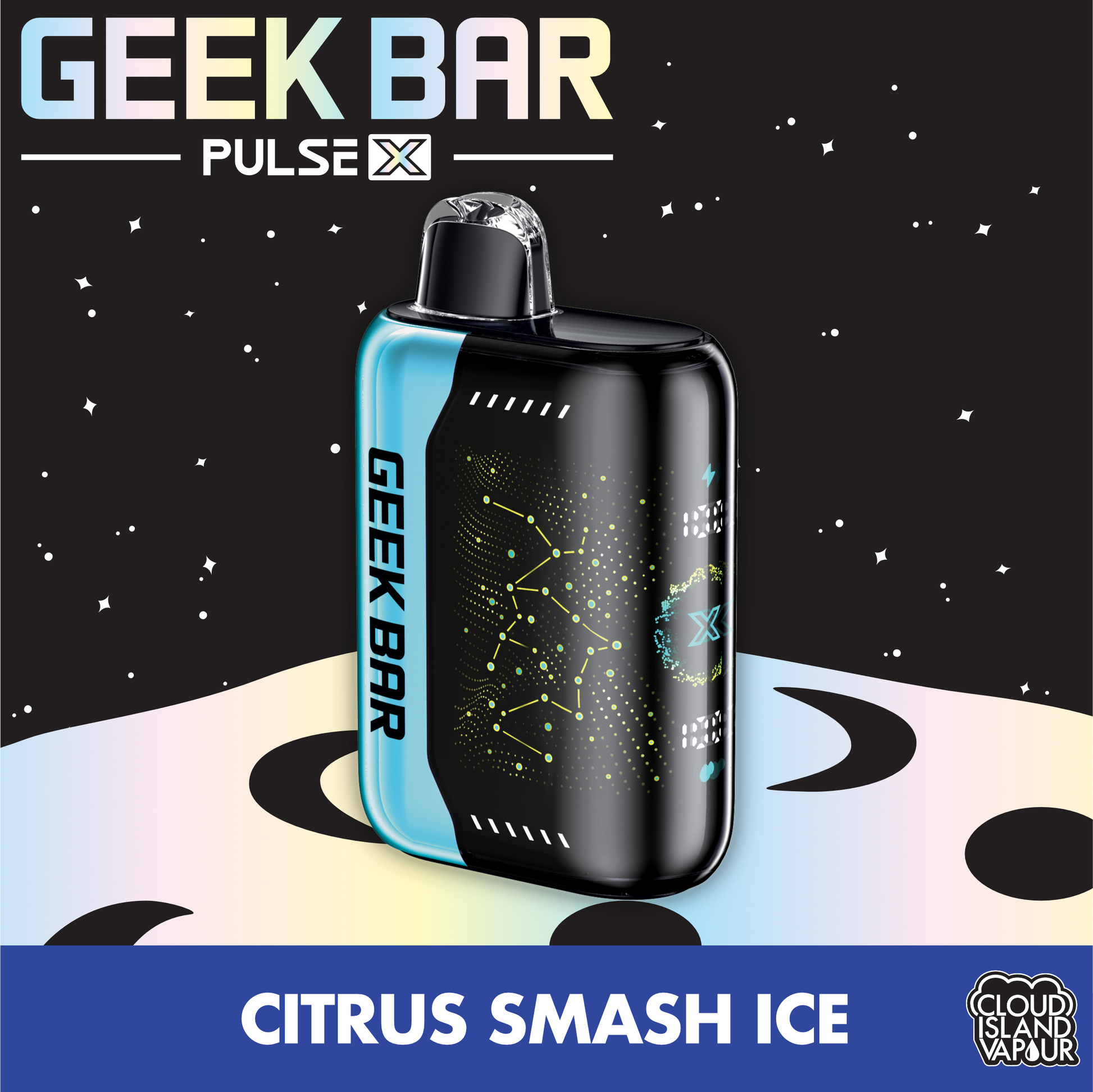 GEEK BAR PULSE X Disposable Vape - Citrus Smash Ice Cloud Island Vapour GEEK BAR PULSE X Disposable Vape - Citrus Smash Ice Cloud Island Vapour