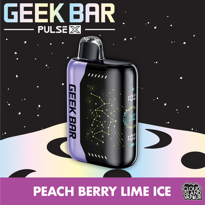 GEEK BAR PULSE X Disposable Vape Peach Berry Lime Ice