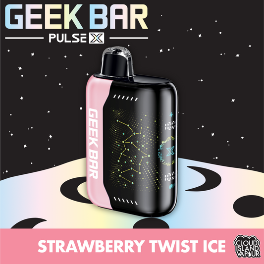 GEEK BAR PULSE X Disposable Vape Strawberry Twist Ice