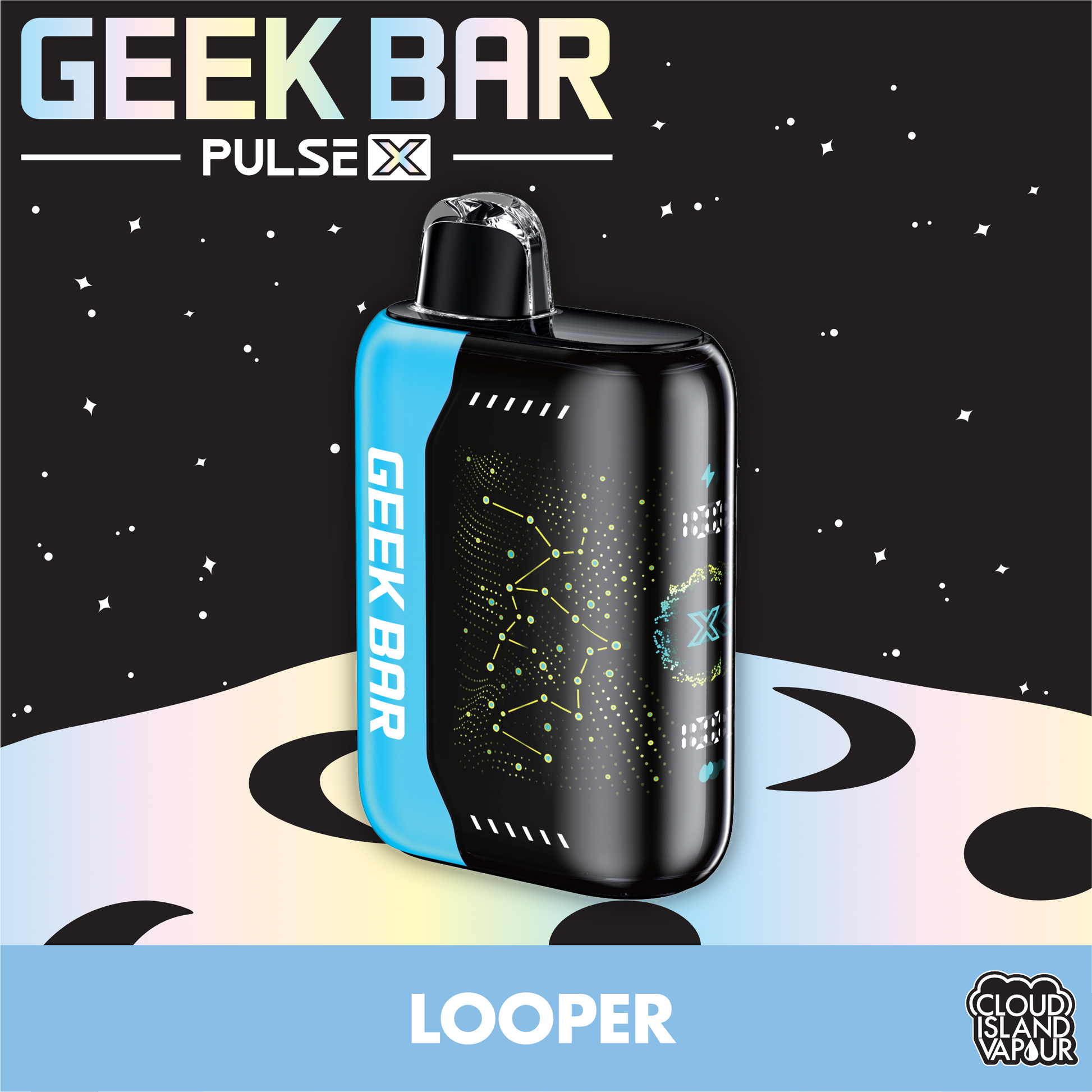 GEEK BAR PULSE X Disposable Vape - Looper Cloud Island Vapour GEEK BAR PULSE X Disposable Vape - Looper Cloud Island Vapour