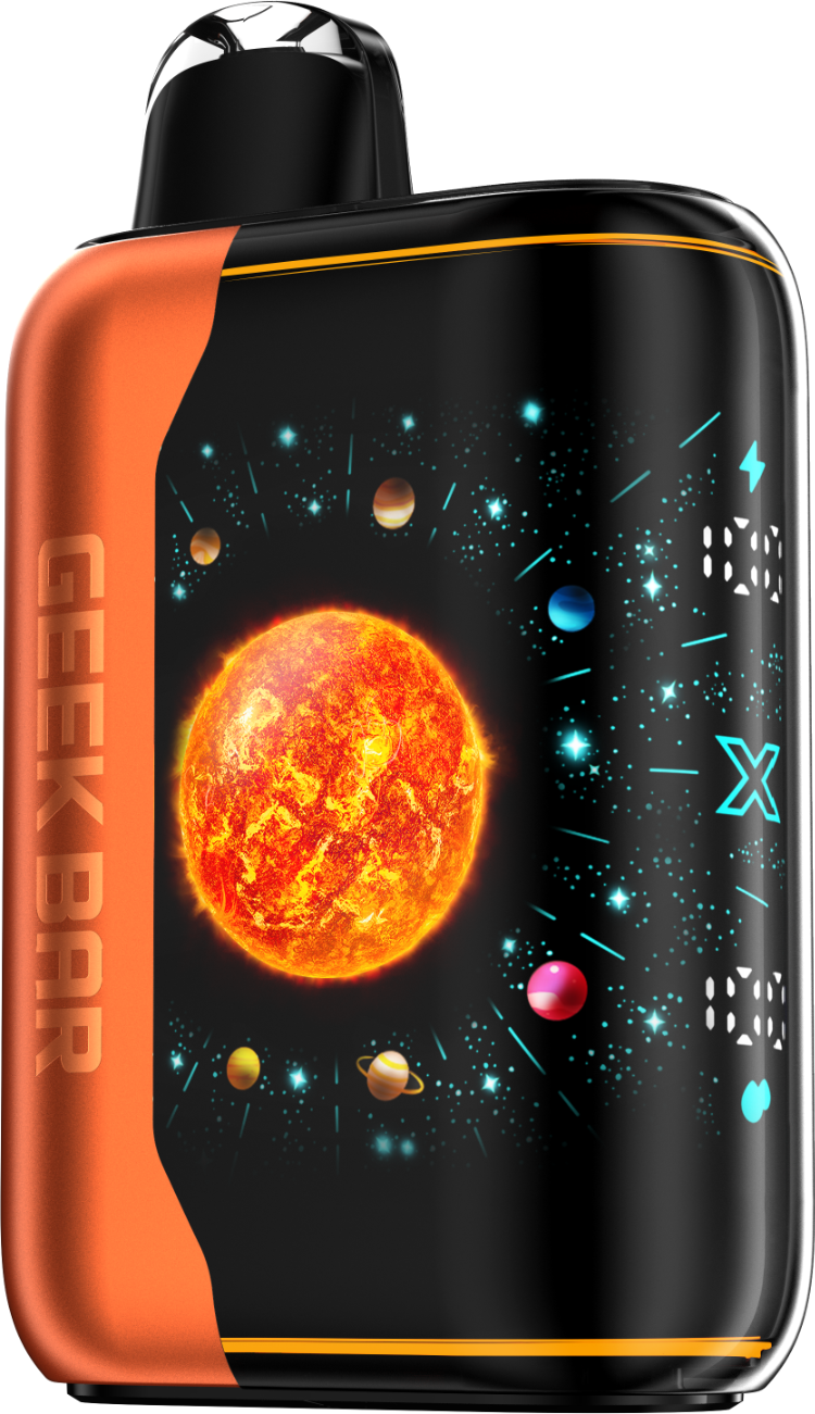 GEEK BAR PULSE X PLATINUM EDITION Disposable Vape - Tropical Orange Ic Cloud Island Vapour GEEK BAR PULSE X PLATINUM EDITION Disposable Vape - Tropical Orange Ic Cloud Island Vapour