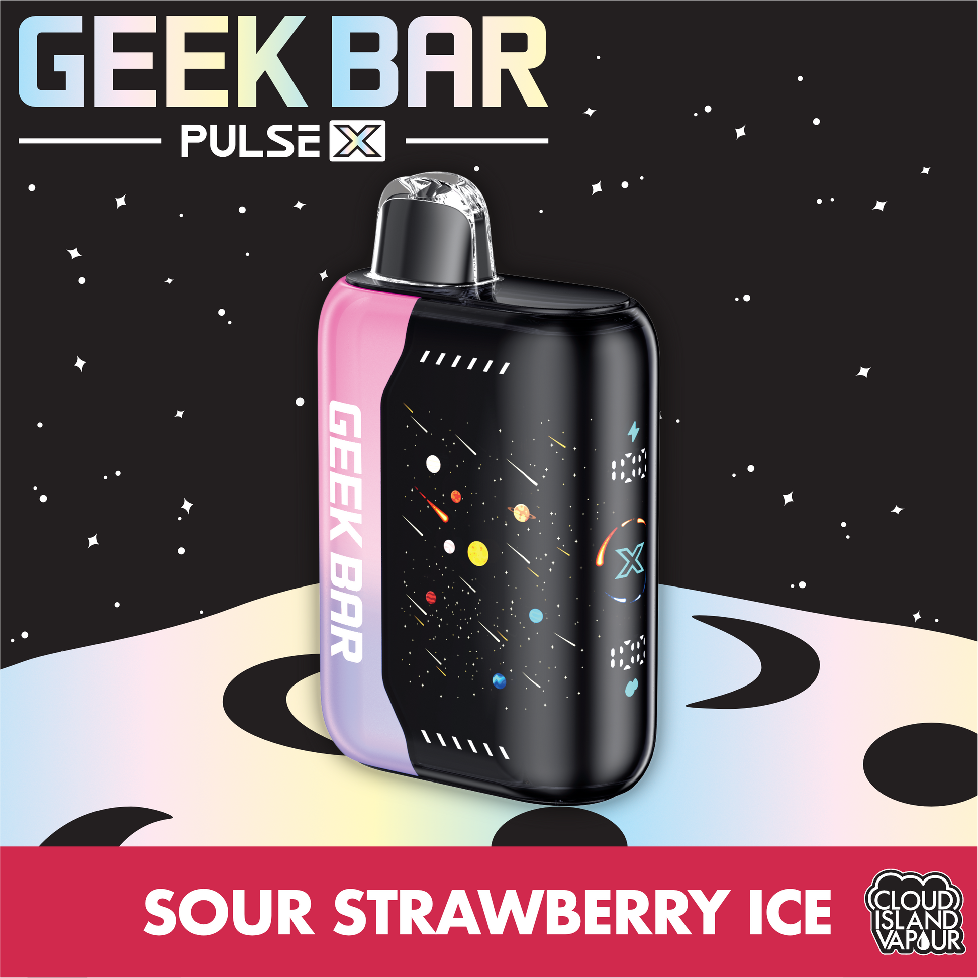 GEEK BAR PULSE X Sour Strawberry Ice