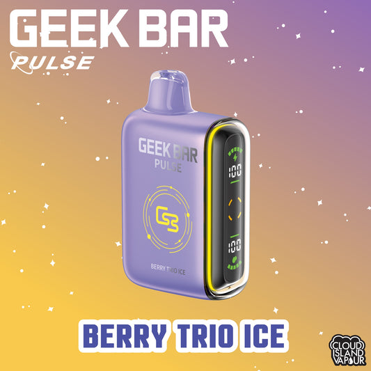 GEEK BAR Pulse 9000 Disposable Vape in the flavour Berry Trio Ice