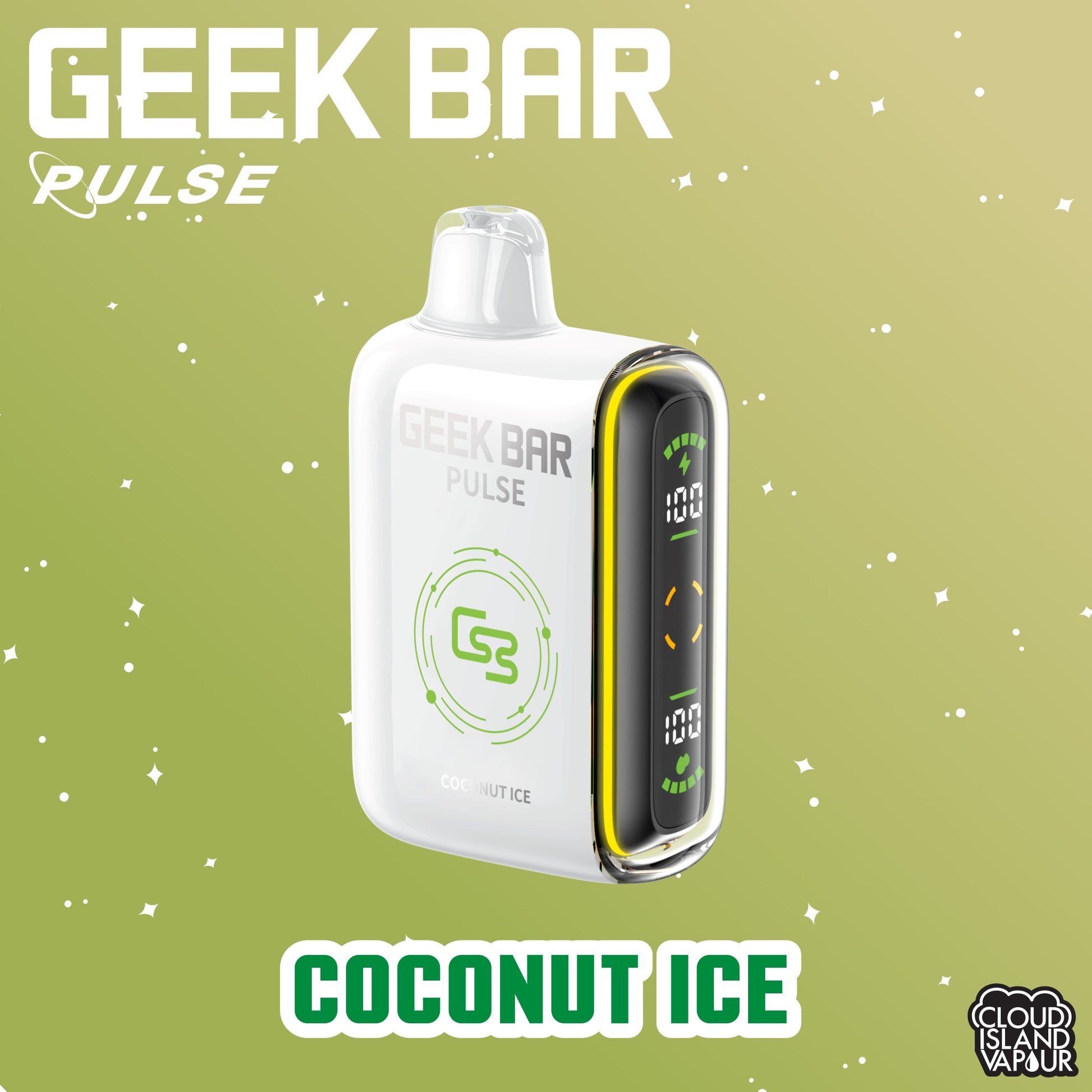 GEEK BAR Pulse 9000 Disposable Vape in the flavour Coconut Ice