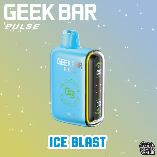 GEEK BAR Pulse 9000 Disposable Vape in the flavour Ice Blast