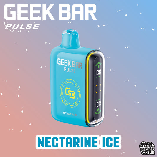 GEEK BAR Pulse 9000 Disposable Vape in the flavour Nectarine Ice 