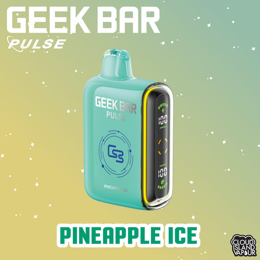 GEEK BAR Pulse 9000 Disposable Vape in the flavour Pineapple Ice 