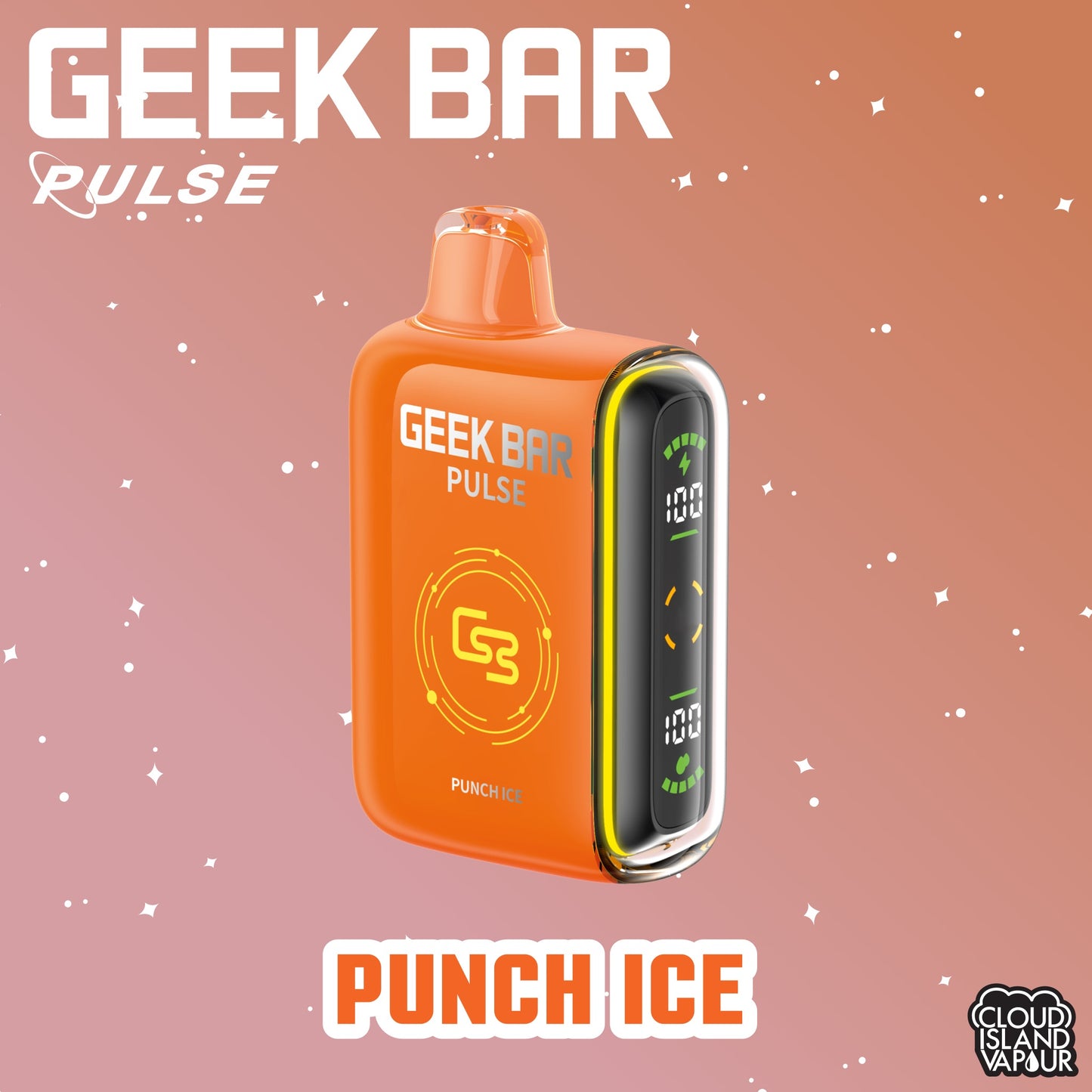 GEEK BAR Pulse 9000 Disposable Vape in the flavour Punch Ice 