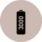 3000mAh Battery