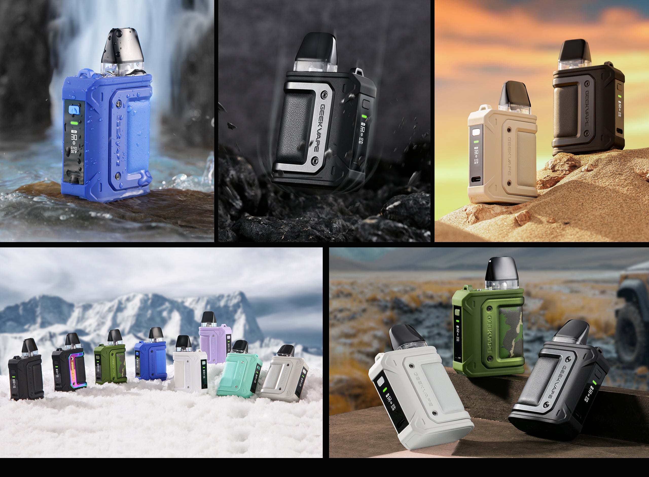 GEEKVAPE AEGIS HERO Q Image Collage