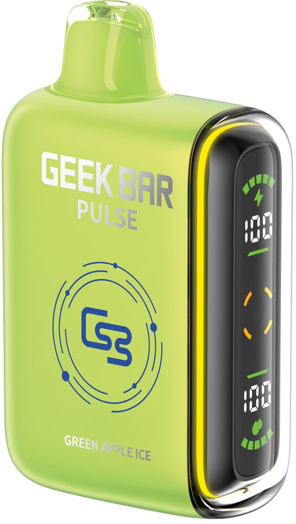 GEEK BAR PULSE 9000 Disposable Vape - Green Apple Ice Cloud Island Vapour GEEK BAR PULSE 9000 Disposable Vape - Green Apple Ice Cloud Island Vapour