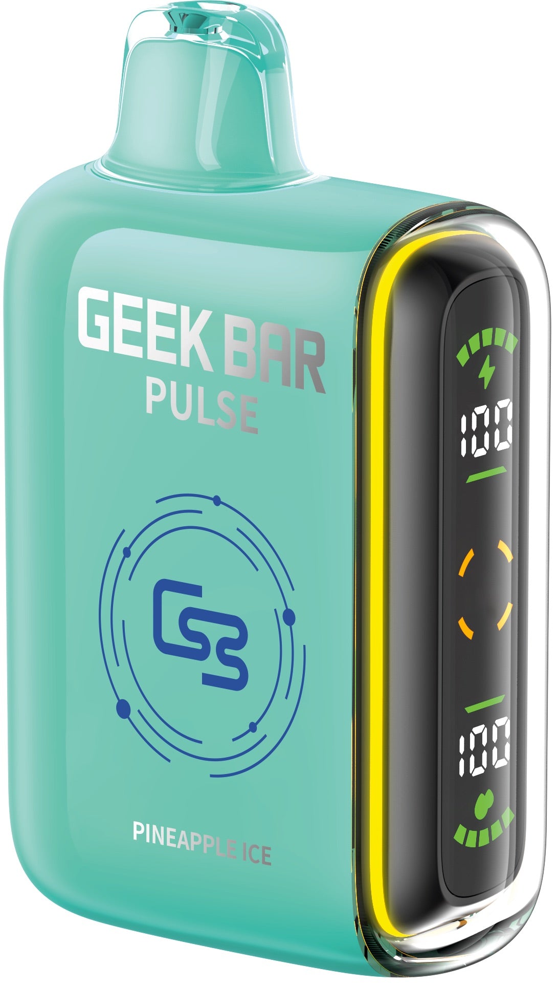 Geek Bar Pulse 9000 puff disposable vape device in the flavour Pineapple Ice