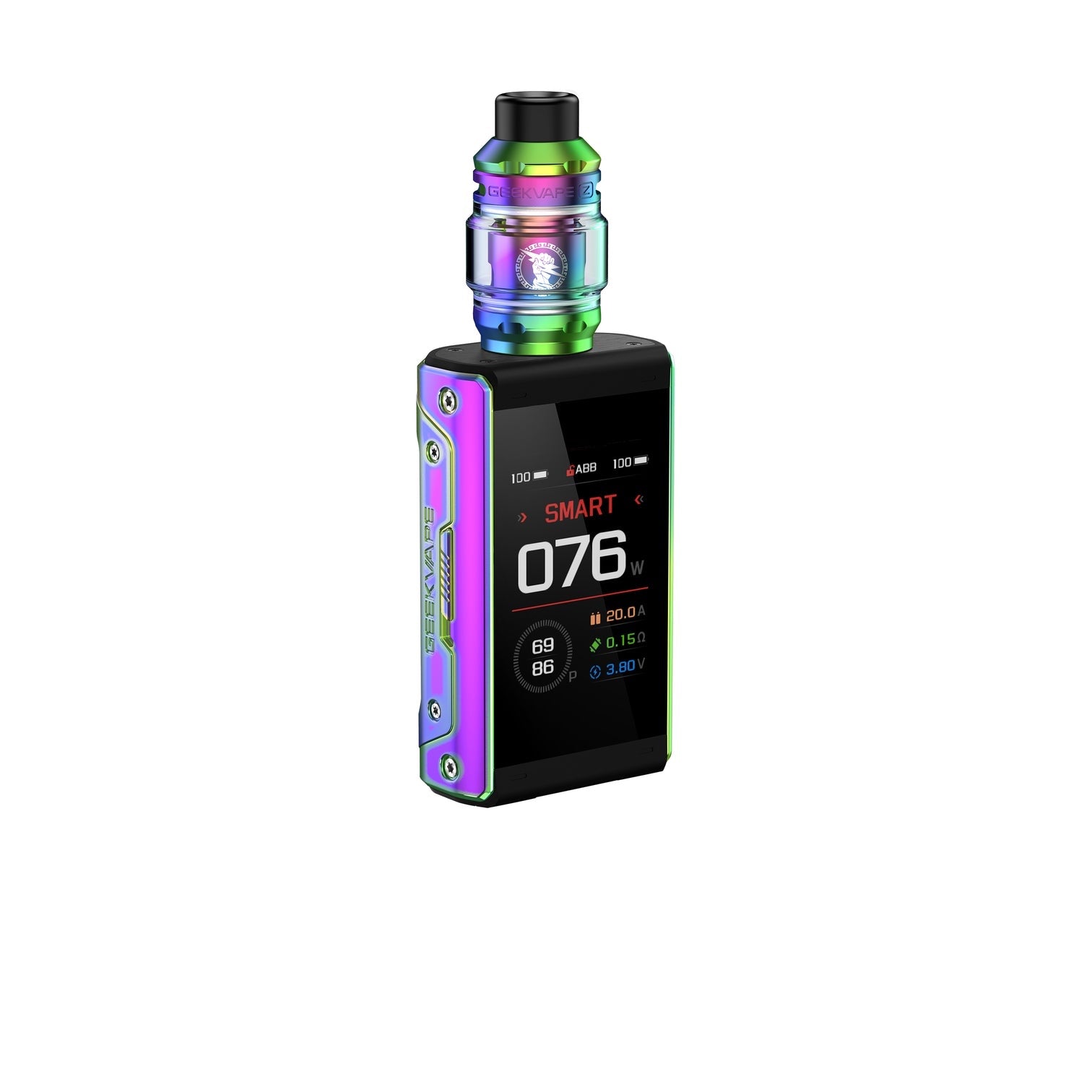 Geekvape Aegis Touch T200 Box Mod vape device colour Rainbow