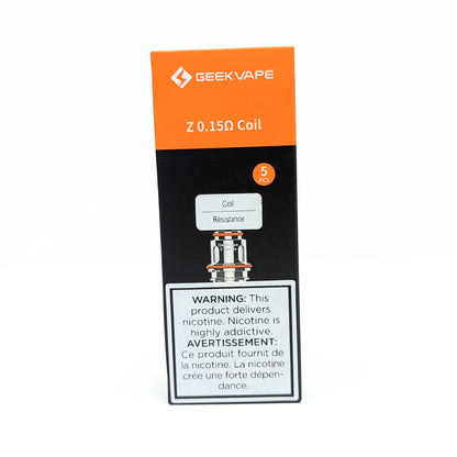 Geekvape Z series replacement coils 5 pack 0.15ohm