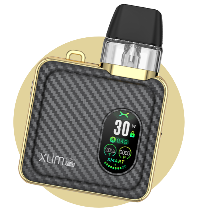 Gold Carbon OXVA XLIM SQ PRO Pod Kit