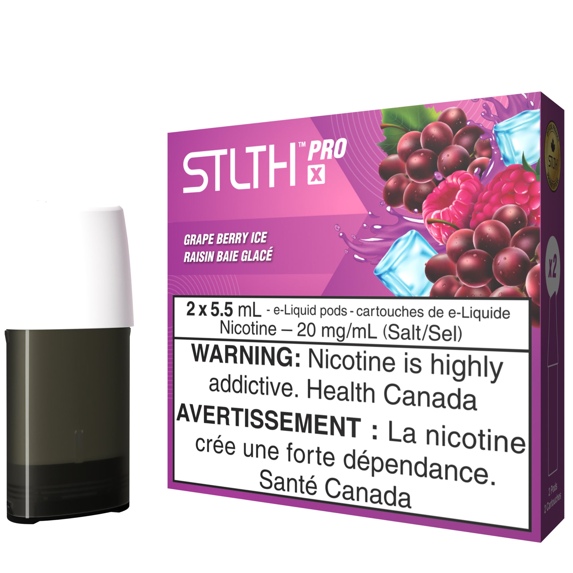 Grape Berry Ice STLTH PRO X Pod Pack