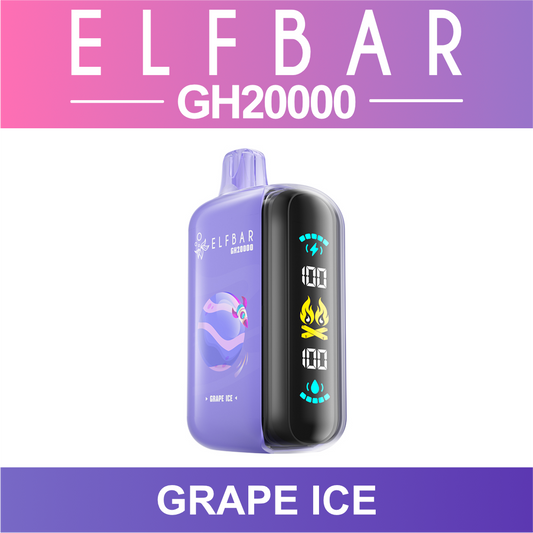 Grape Ice ELF BAR GH 20000 20K Puffs Disposable Vape