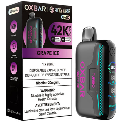 Grape Ice ROCKY VAPOR OXBAR G42K