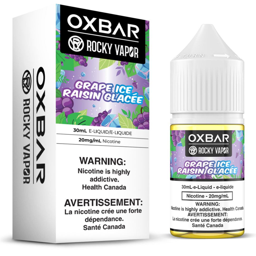 Grape Ice Rocky Vapor Oxbar E-Liquids