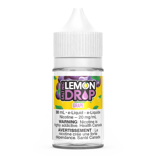 Grape LEMON DROP Salt Nic Vape Juice E-Liquid 30mL