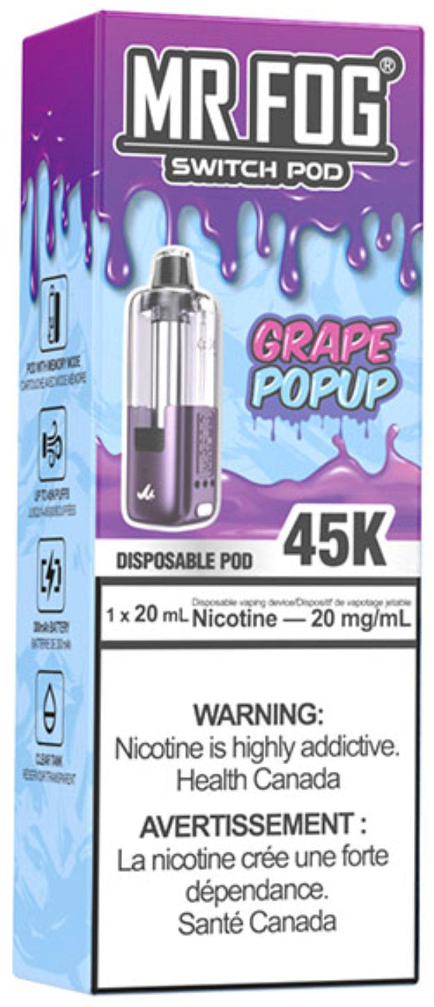 Grape Popup MR FOG SWITCH POD Pod Package