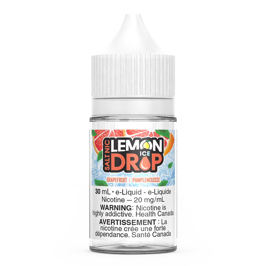 Grapefruit LEMON DROP ICE Salt Nic Vape Juice E-Liquid 30mL